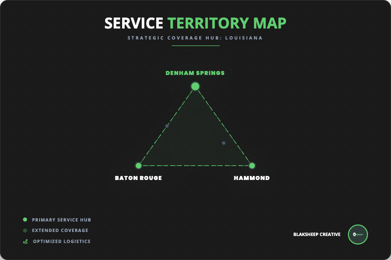 city page seo service territory map