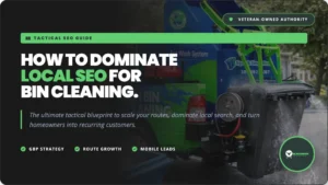 guide how to dominate local seo for bin cleaning
