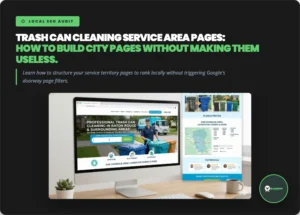 guide trash can cleaning service area pages how to build city pages without making them useless