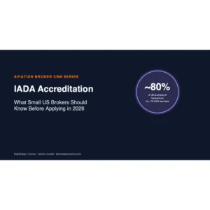 IADA Accreditation — branded BSC hero (aviation cluster)
