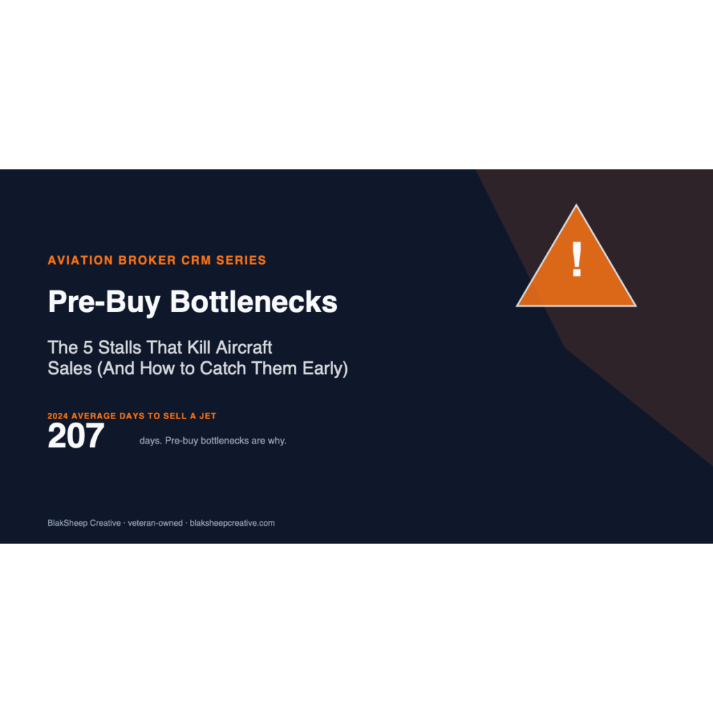 Pre-Buy Bottlenecks — branded BSC hero (aviation cluster)