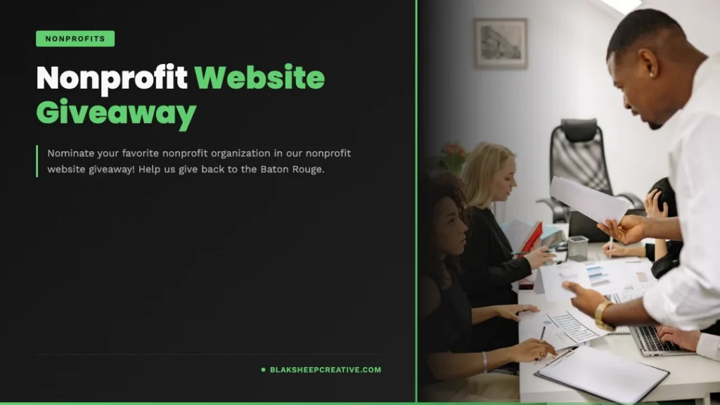 nonprofit website giveaway feat1080