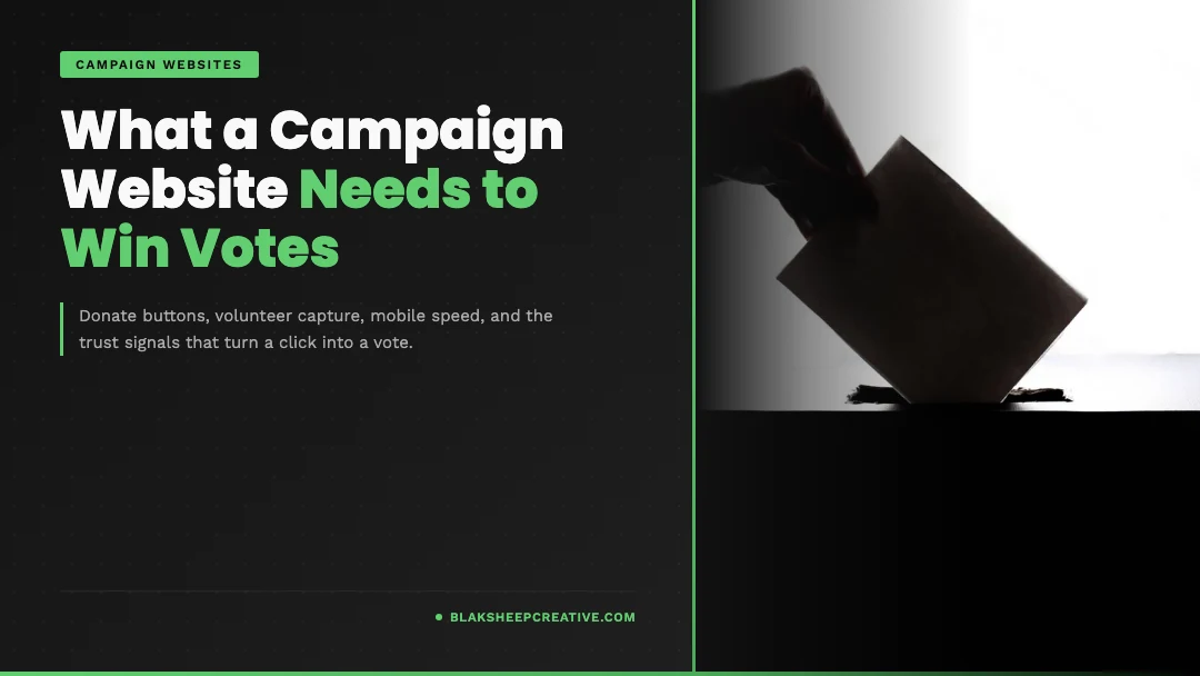 political campaign website essentials featured
