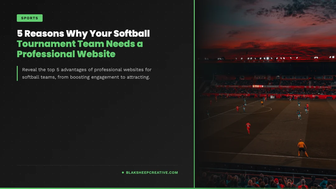 softball teams need professional websites feat1080v2