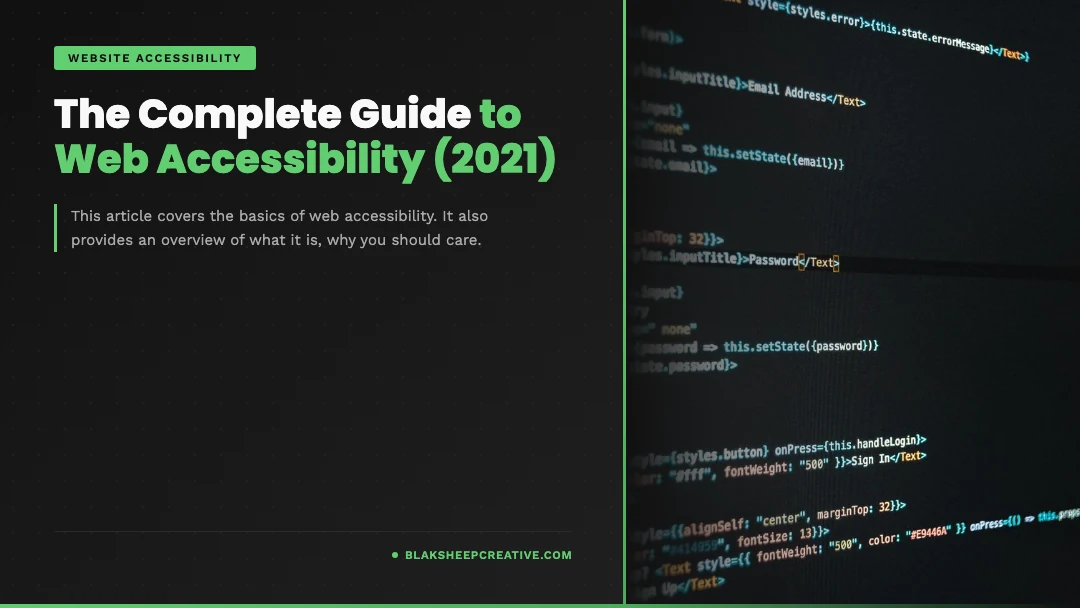 the complete guide to web accessibility 2021 feat1080