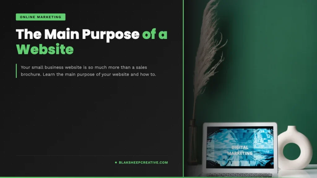 the main purpose of a website feat1080