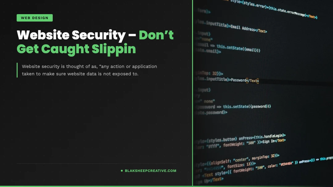 website security dont get caught slippin feat1080v2