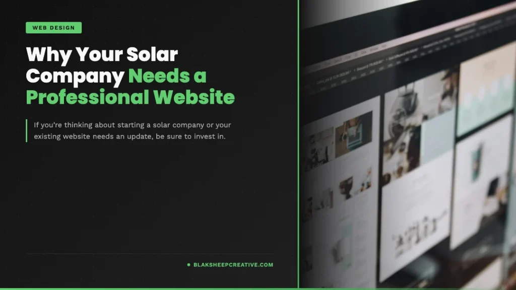 why solar company needs professional website feat1080