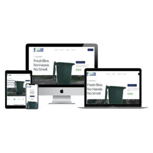 tidycan website mockup responsive devices
