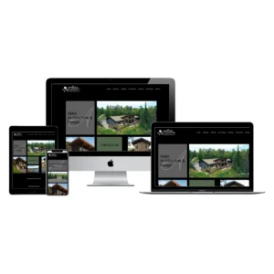 Alder Architecture and Design website shown on desktop, laptop, tablet and phone, designed by BlakSheep Creative