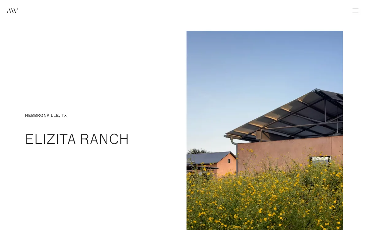Andersson-Wise architecture firm website homepage, captured 2026