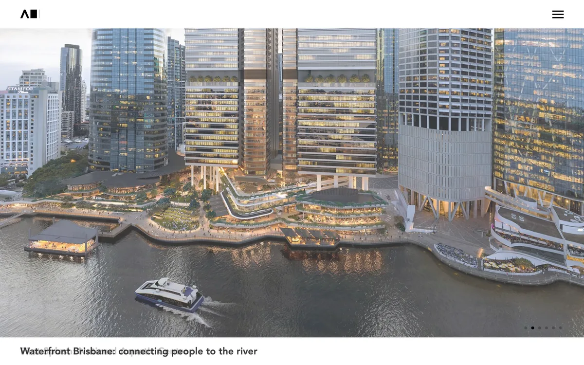 Arkhefield architecture firm website homepage, captured 2026