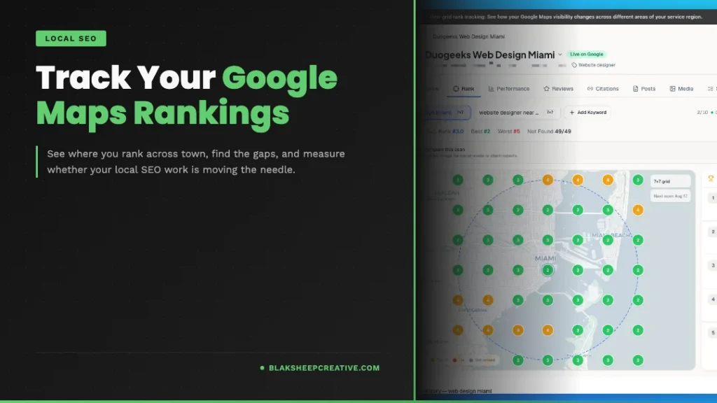 how to track google maps rankings